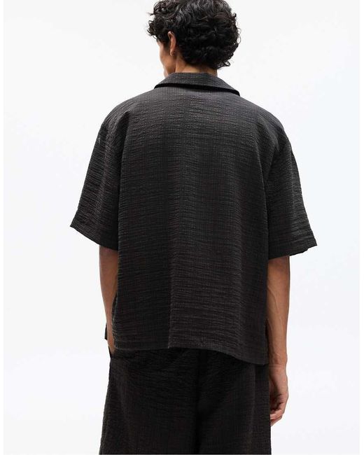 Camicia di Pull&Bear in Black da Uomo