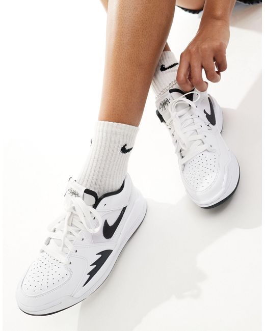 Nike White Air Jordan Stadium 90 Sneakers