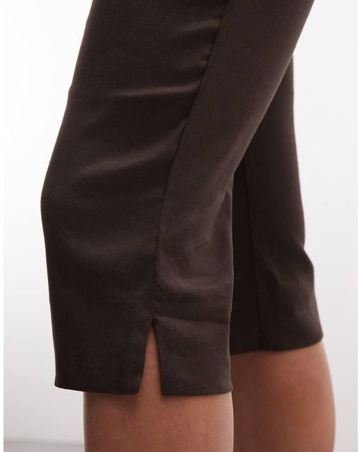 Mango Brown Pentunia Tailored Capri Trouser Co-ord
