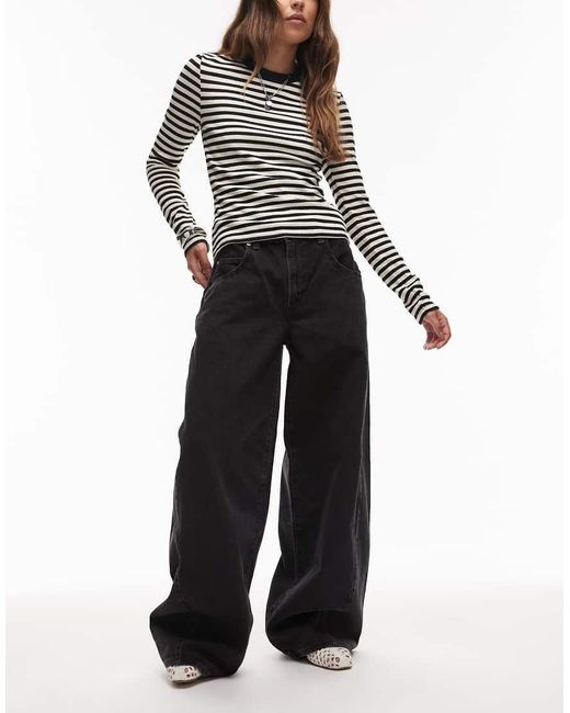 Levi's Black Super Baggy Barrel Jeans