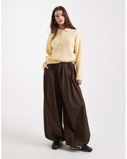 New Look Natural Button Polo Jumper