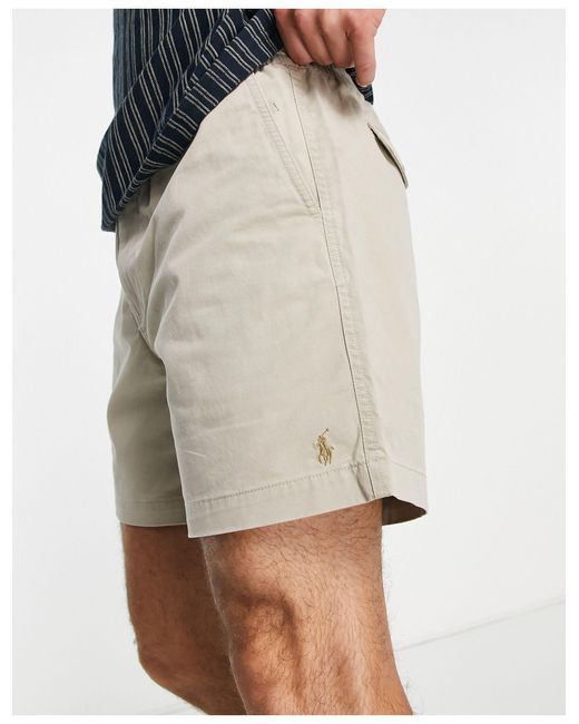 Polo Ralph Lauren Classic Fit Prepster Chino Shorts in Natural for Men |  Lyst UK