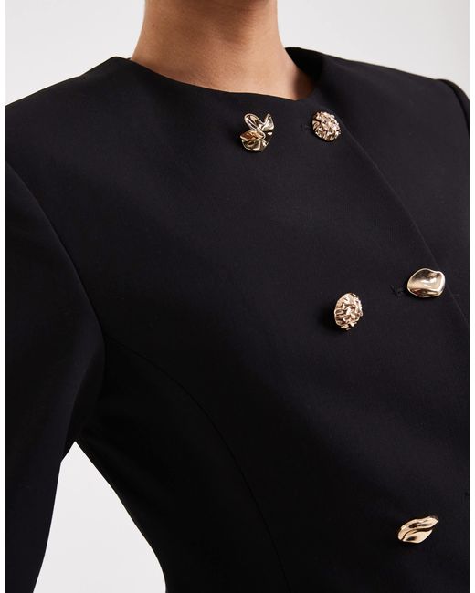 Blazer ASOS en coloris Black