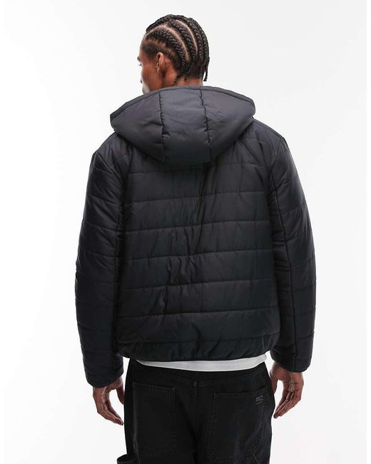 ASOS Gray Peakmaxtm Hooded Liner Jacket for men