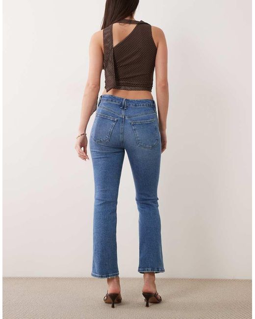 GOOD AMERICAN Blue Good Standard Kick Flare Jeans
