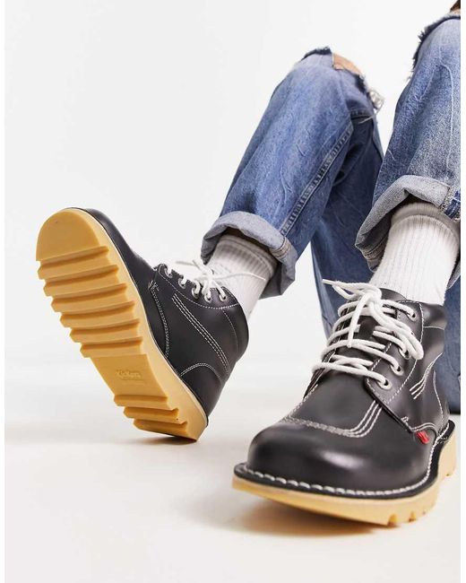 Kickers Blue Kick Hi Boots for men