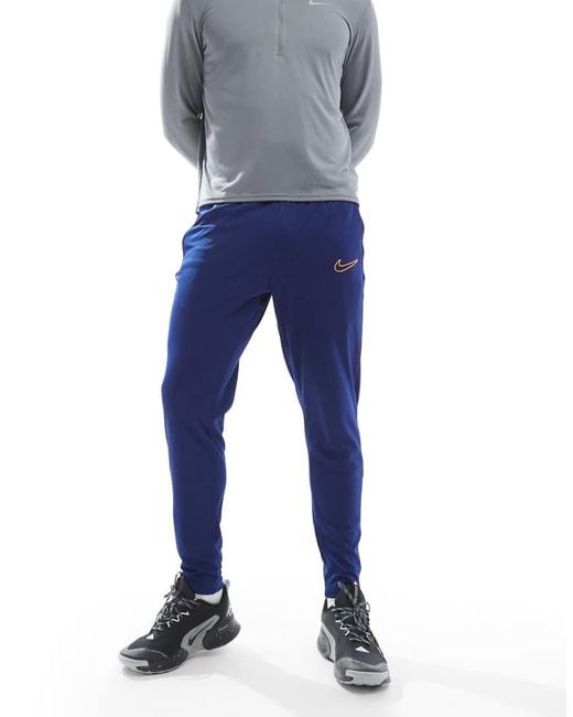 Nike Football Blue Academy 25 Dri-Fit Joggers for men