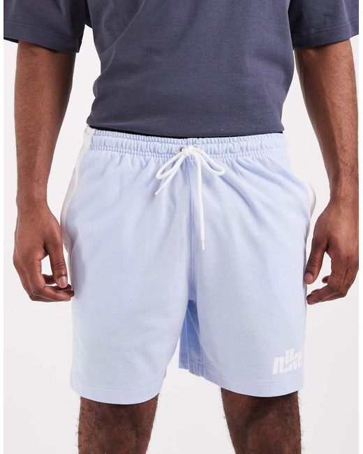 Nike Blue Futbol Woven Shorts for men