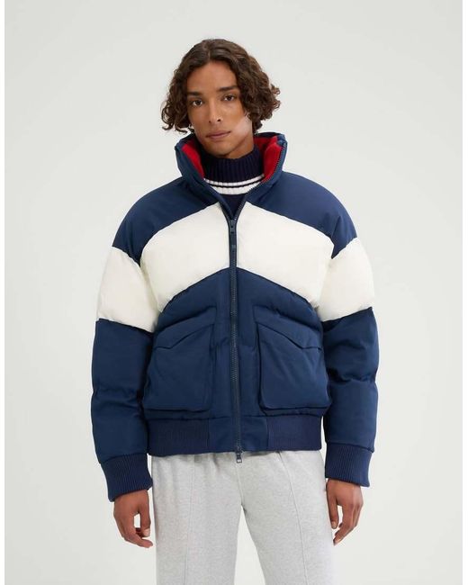 Ellesse Blue Bondone Long Sleeve Padded Jacket for men