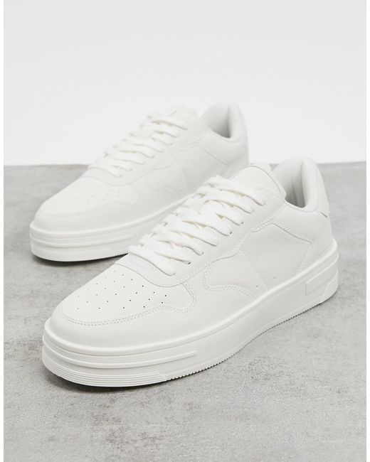 Bershka Sneakers With Reflective Detail in White for Men | Lyst