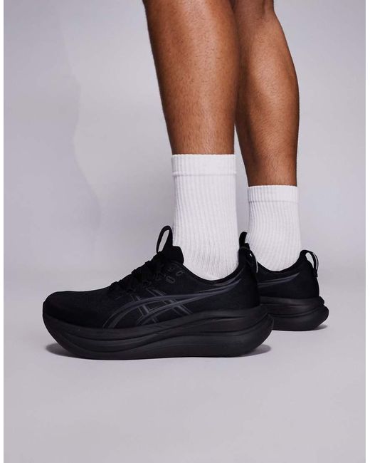 Asics Black Gel-nimbus 28 Trainers for men