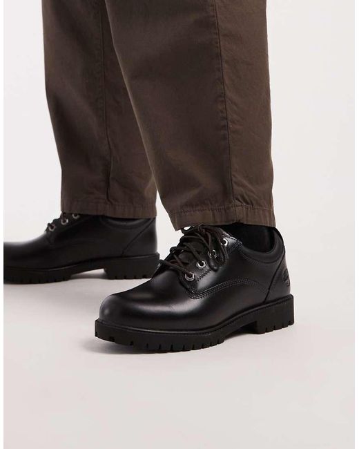 Timberland Black Lace-Up Shoe for men