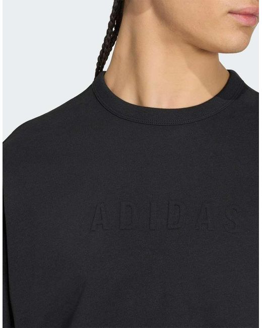 Adidas Originals Blue Soft Lux Graphic Tee for men