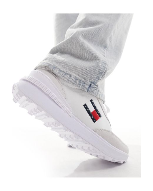 Tommy Hilfiger – tech-sneaker in White für Herren