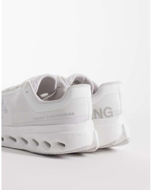 On Shoes White Cloudsurfer Next Running Trainers for men