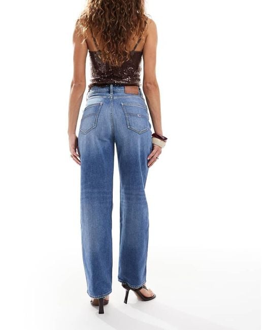 Tommy Hilfiger Blue Layla Slim Straight Jeans