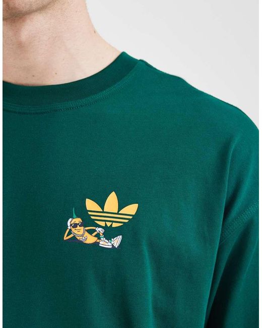 Adidas Originals Green Extra Hot Chilli Graphic T-shirt