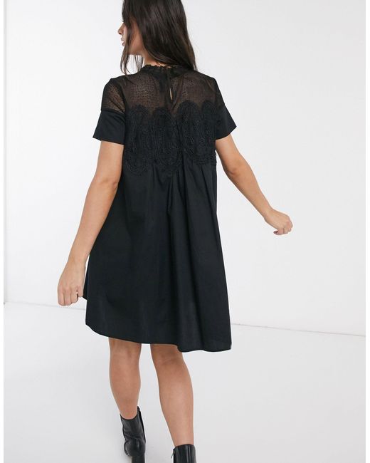 short sleeve smock dress