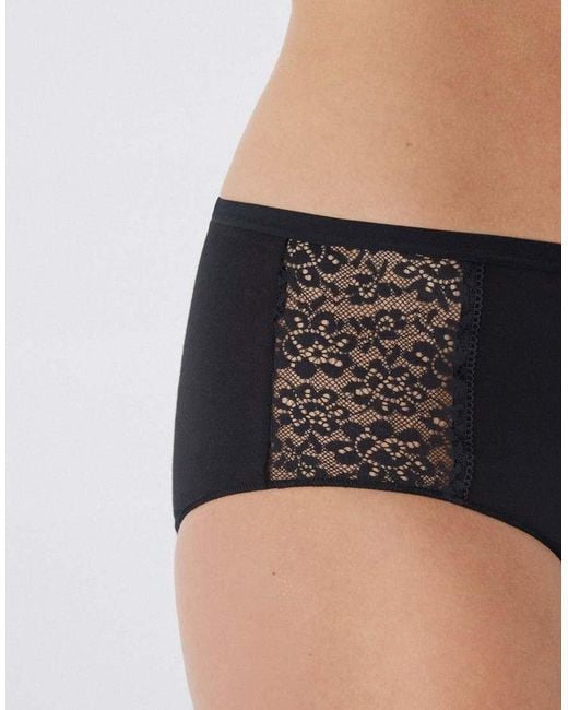 Tezenis Black High-Waisted Knickers