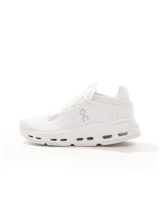 Cloudnova 2 All Day di On Shoes in White