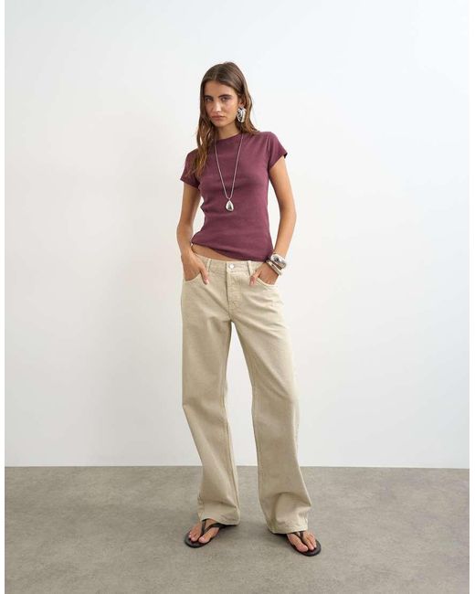 TOPSHOP Purple Everyday Tee
