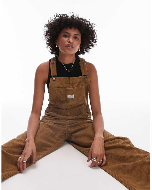 Levi's Brown Levi'Baggy Fit Cord Dungarees