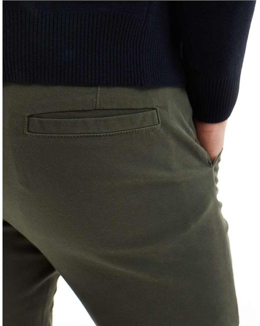 ASOS Green Slim Chinos for men