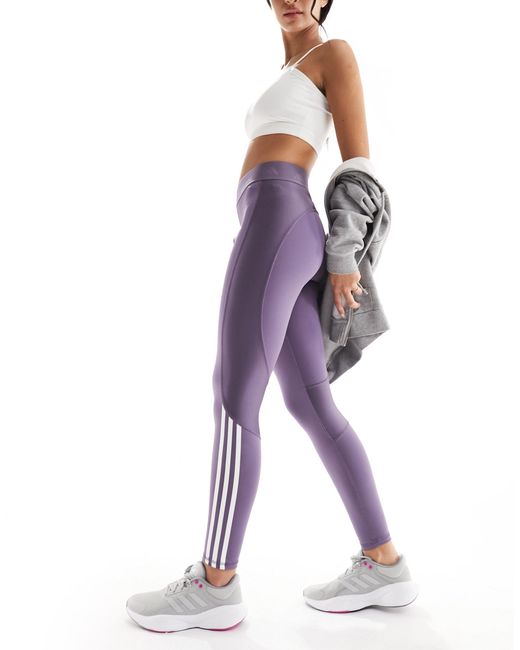 Adidas training - hyperglam - legging Adidas Originals en coloris Purple