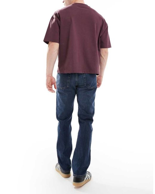 Calvin Klein Blue Standard Straight Jeans for men
