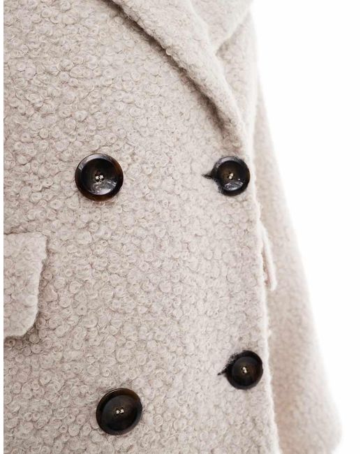 ONLY White Borg Formal Coat