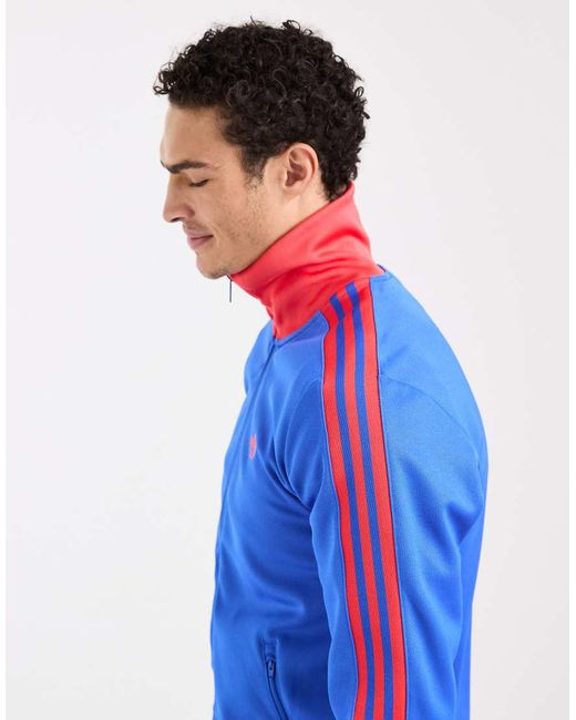 Adidas Originals Blue Classic Track Top for men