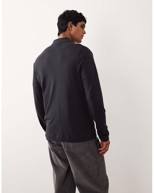 Mango Blue 100% Cotton Knitted Polo Top for men
