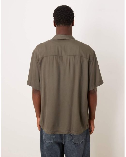ASOS Brown Relaxed Shirt for men