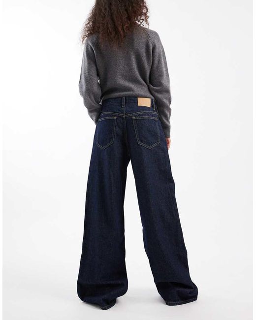 Cotton On Blue Relaxed Wide Jeans