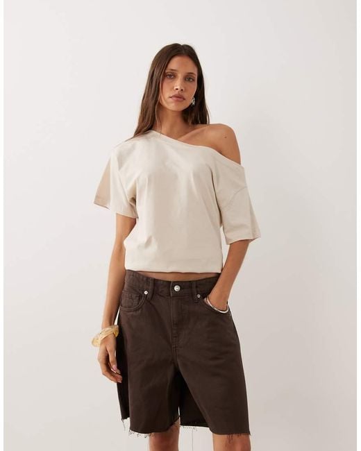 Mango Natural 100% Cotton Denim Short