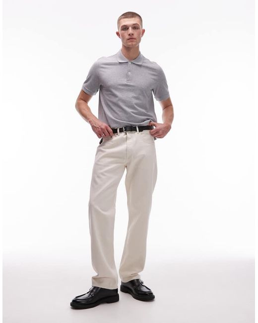 Vaqueros De Pernera Recta Suelta Ocean De -Blanco ARKET de hombre de color White