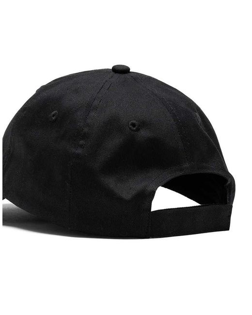 Good For Nothing Black Cap With Embroidered Logo for men