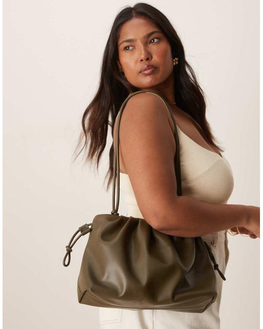 Gina Tricot Natural Pouch Shoulder Bag