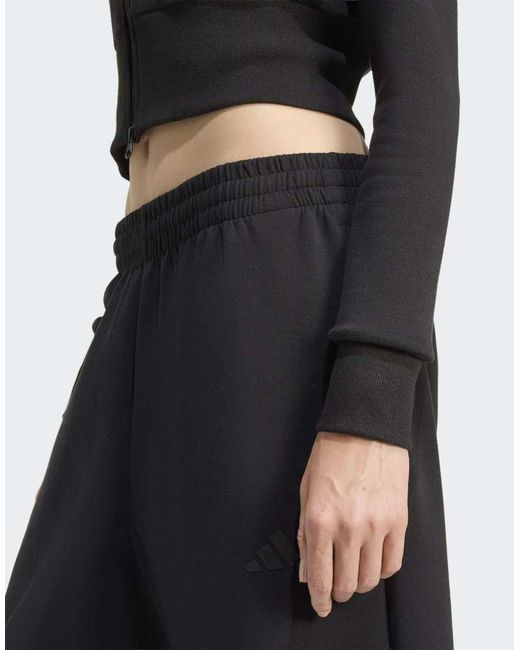 Adidas Originals Black Seasonal Essentials French Terry Full-Zip Track Top