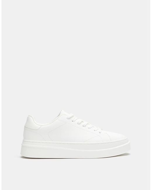 Pull&Bear White Chunky Trainers for men