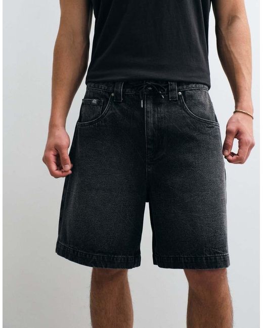 ASOS White Mid Length Denim Jorts for men