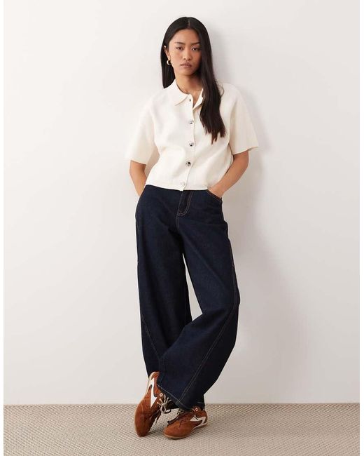 Jdy White Short Sleeve Compact Cardigan