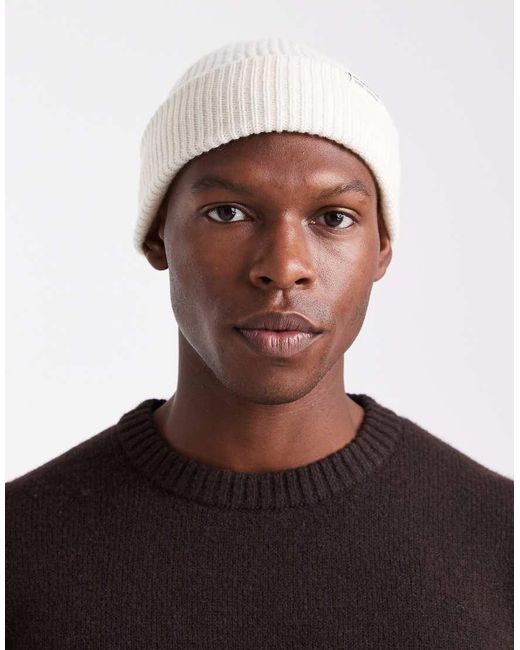 Berretto Color Crema di Jack & Jones in Brown da Uomo