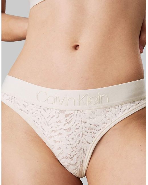 Calvin Klein Natural Lace Thong