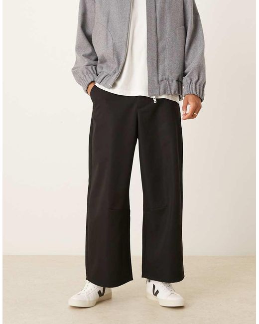 ASOS Barrel Broek in het Gray voor heren