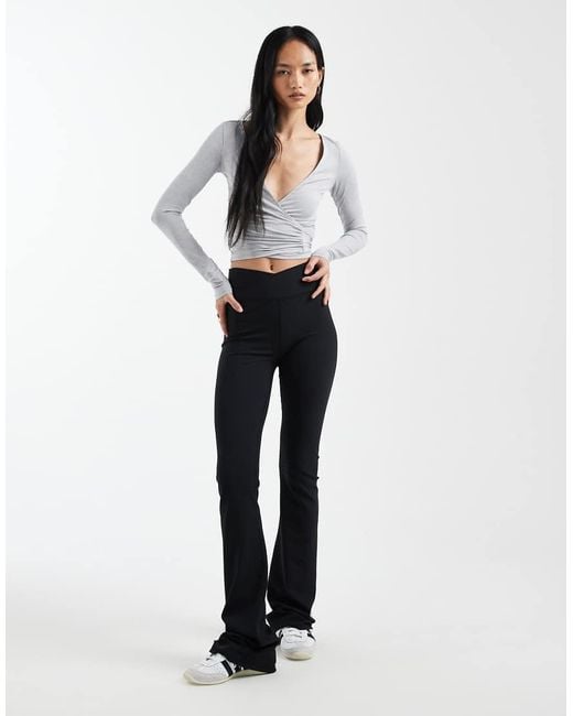 Cotton On White Active Wrap Top