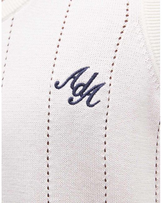 Alma de Ace White Peta Vest for men