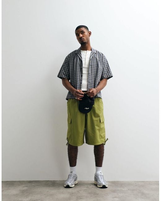 Collusion Green Cargo Jort for men