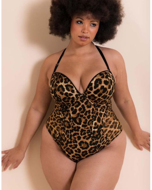 Curvy Kate Brown Scantilly Icon Plunge Strapless Multiway Padded Fuller Bust Body