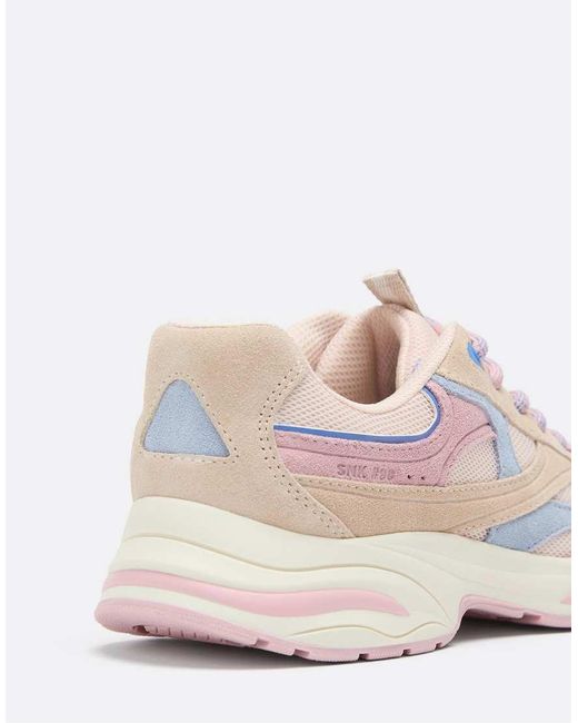 Stradivarius Pink Trainers With Detail